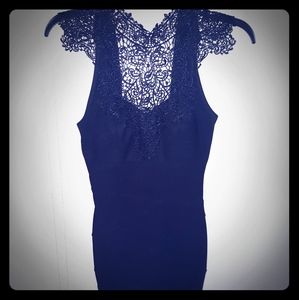 Lace chest mini dress